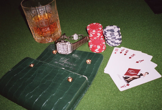 SAVIOR Leather Playing Card Holder