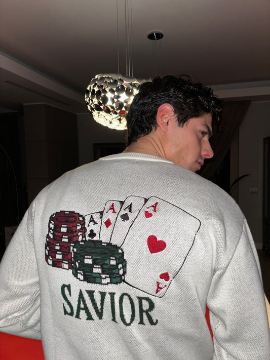 Poker Knit Sweater