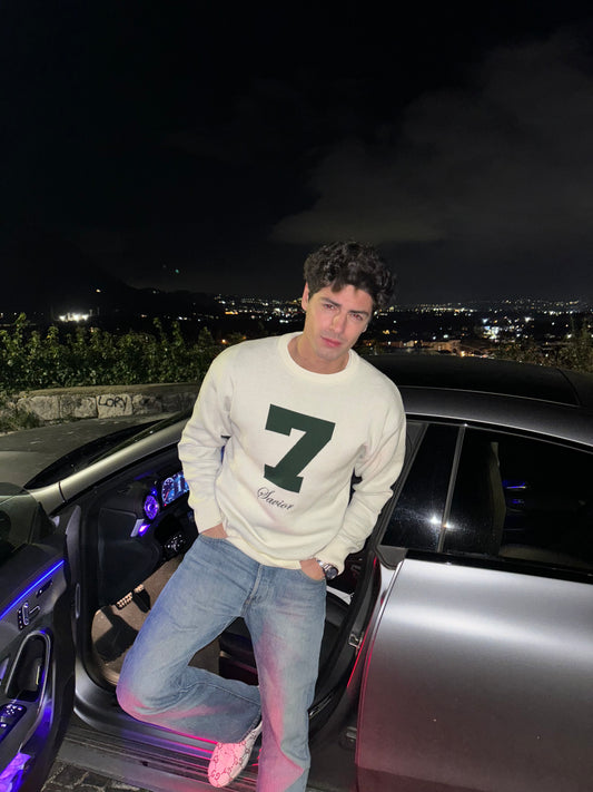 7 Spade Knit Sweater